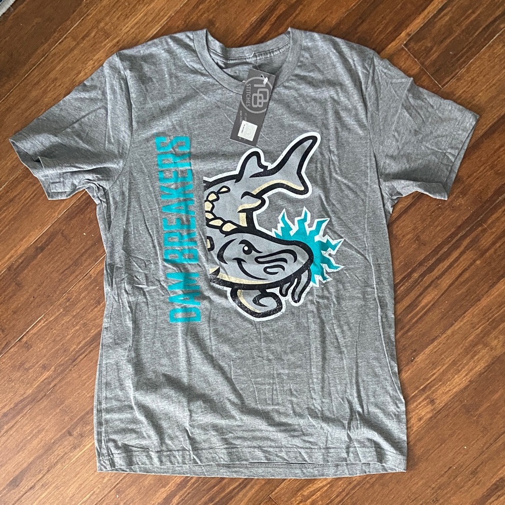 West Michigan Whitecaps MiLB baseball alt logo Dam Breakers t-shirt